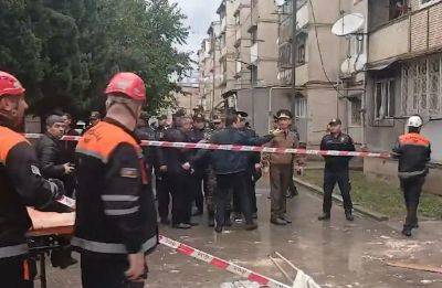 В Гяндже произошел взрыв в жилом доме, погибли два человека (ФОТО/ВИДЕО) - trend.az - Азербайджан - Гянджа