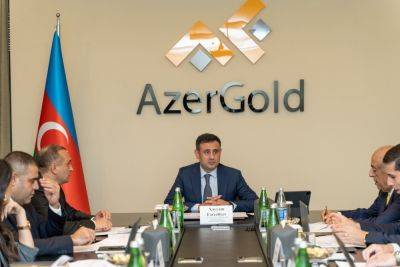 ЗАО "AzerGold" состоялось первое заседание нового руководящего комитета в рамках Соглашения о распределении добычи (ФОТО) - trend.az - район Агдеринский