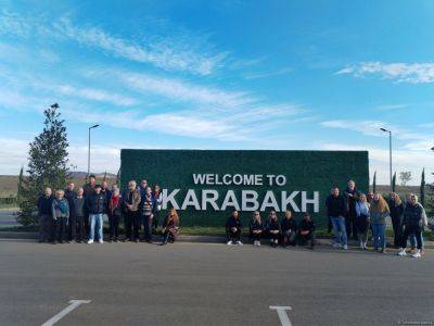 Продолжается поездка международных путешественников в Карабах и Восточный Зангезур - trend.az - Англия - Азербайджан - Бельгия - район Джабраильский - район Физулинский