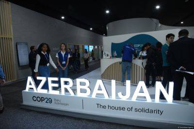 Фоторепортаж из павильонов на площадке COP29 - trend.az - Азербайджан - Рио-Де-Жанейро