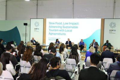 На COP29 прошла панельная дискуссия на тему "Slow Food" (ФОТО) - trend.az - Азербайджан