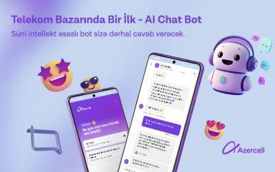 Azercell представляет услугу «AI Chat Bot», базирующуюся на технологии искусственного интеллекта! - trend.az - Азербайджан