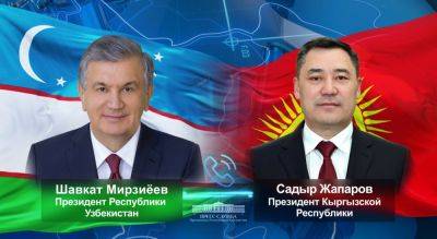 Шавкат Мирзиеев - Садыр Жапаров - Узбекистан и Кыргызстан обсудили проекты в энергетической и транспортной сферах - trend.az - Сша - Узбекистан - Ташкент - Киргизия - Президент