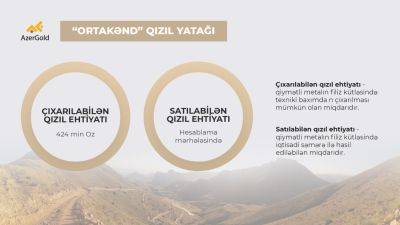 Предварительные геологические результаты на месторождении золота «Ортакенд» положительные - trend.az - республика Нахчыванская - район Джульфинский - На