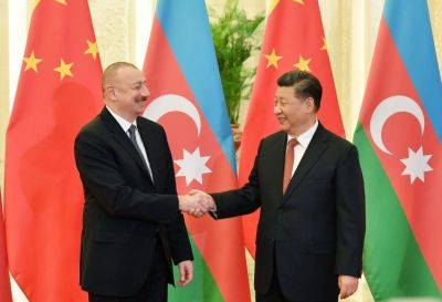Ильхам Алиев - Си Цзиньпин - Президент Ильхам Алиев - Президент Ильхам Алиев направил поздравительное письмо председателю КНР - trend.az - Китай - Азербайджан - Президент