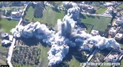 ЦАХАЛ разбомбил объекты Хизбаллы в Ливане - видео - mignews.net - Израиль - Ливан