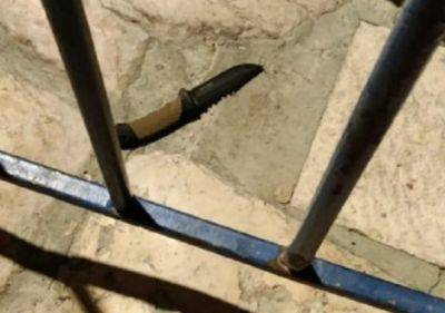 Подробности теракта в Иерусалиме: достал нож во время проверки - mignews.net - Иерусалим