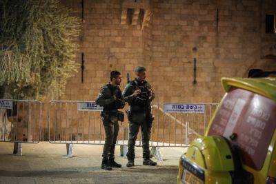 Давид Маген - Полиция и ЦАХАЛ сообщили о двух попытках терактов в Иерусалиме и окрестностях - news.israelinfo.co.il - Иерусалим
