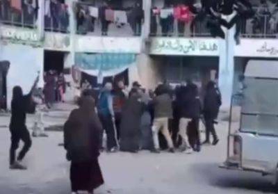 В сети появилось видео избиения ХАМАС женщин в одной из школ Хан-Юнеса - nashe.orbita.co.il - Хамас