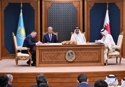 Касым Токаев - Казахстан и Катар подписали ряд документов о сотрудничестве - trend.az - Катар - Казахстан - Президент