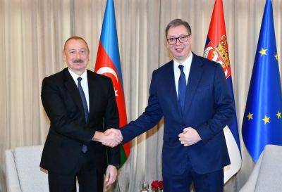 Ильхам Алиев - Александар Вучич - Президент Ильхам Алиев - Алиев - Президент Ильхам Алиев: Нас очень радует расширение стратегического партнерства между Азербайджаном и Сербией - trend.az - Сербия - Азербайджан - Болгария - Президент