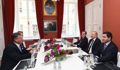 Ильхам Алиев - Алиев - Президент Ильхам Алиев встретился в Мюнхене с исполнительным вице-президентом Европейской комиссии (ФОТО) - trend.az - Азербайджан - Президент