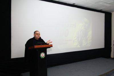 Джамиль Гулиев - В Баку показали фильм, посвященный Наби Хазри (ФОТО) - trend.az - Азербайджан