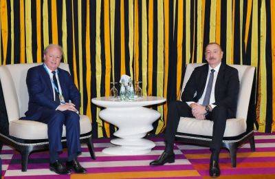 Ильхам Алиев - Президент Ильхам Алиев - В Мюнхене состоялась встреча Президента Ильхама Алиева с генеральным управляющим директором Всемирного банка (ФОТО) - trend.az - Азербайджан - Президент