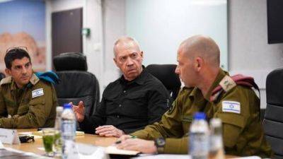 Ярон Финкельман - Галант: ХАМАС стремится сменить Синвара - vesty.co.il - Израиль - Хамас
