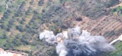 ЦАХАЛ разбомбил ряд объектов "Хизболлы" и нашел обломки БПЛА - mignews.net - Израиль - Ливан - деревня Айтарун