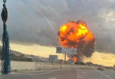 Видео: взрывы безумной силы в Сайде после атаки ВВС ЦАХАЛа - mignews.net - Израиль - Ливан