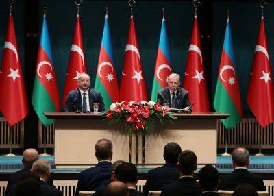 Ильхам Алиев - Реджеп Тайип Эрдоган - Алиев - Президент Ильхам Алиев: У нас есть конкретные планы по совместному производству с Турцией в области оборонной промышленности - trend.az - Турция - Президент