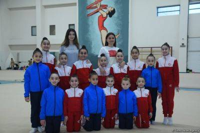 В Баку проходят учебно-тренировочные сборы гимнасток из регионов (ФОТО) - trend.az - Италия - Азербайджан - Шеки