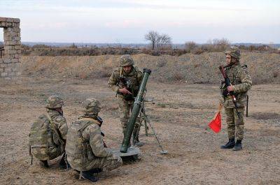 В азербайджанской армии продолжаются учебные сборы с военнообязанными (ФОТО) - trend.az - Азербайджан