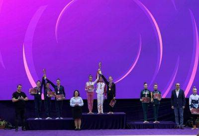 Азербайджанские гимнастки на турнире в Румынии успешно завоевали серебряную медаль - trend.az - Азербайджан - Румыния