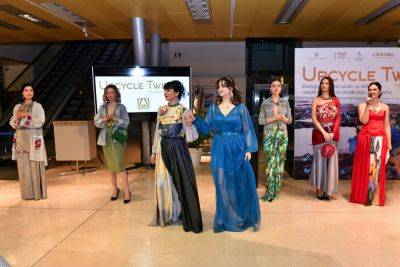 В Баку представлена эко-мода Сабины Зулаловой с элементами гурамы (ФОТО) - trend.az - Азербайджан