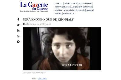 Жан-Мишель Брюн - Армения осталась безнаказанной за преступления в Ходжалы - французское издание La Gazette du Caucase - trend.az - Сша - Евросоюз - Армения - Франция - Азербайджан - Париж