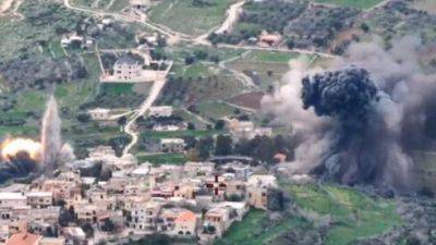 Даниэль Хагари - ЦАХАЛ показал видео ударов по объектам Хизбаллы в Сирии и Ливане - vesty.co.il - Израиль - Сирия - Ливан - Хамас