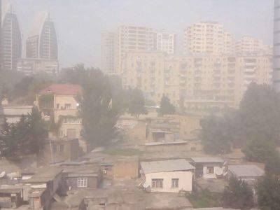Количество пыли в воздухе в Баку превысило норму - trend.az