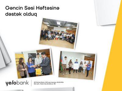 Новая инициатива поддержки молодёжи от Yelo Bank - trend.az - Азербайджан