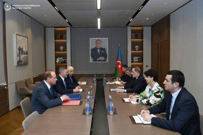 Джейхун Байрамов провел обсуждения с генсеком Совета Межпарламентской ассамблеи СНГ - trend.az - Снг - Президент