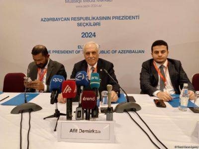 Ильхам Алиев - Фазиль Мустафа - Захид Орудж - Фуад Алиев - Рази Нуруллаев - Президентские выборы в Азербайджане прошли полностью открыто - Афиф Демиркан - trend.az - Турция - Азербайджан - Президент
