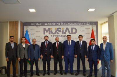 Рашад Джабирли - Турецкие депутаты посетили офис "MÜSİAD Азербайджан" (ФОТО) - trend.az - Турция - Азербайджан