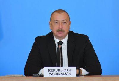 Ильхам Алиев - Алиев - Президент Ильхам Алиев: Сегодняшняя геополитическая ситуация в Евразии точно доказывает важность нашей работы - trend.az - Президент