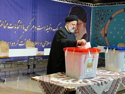 Ибрагим Раиси - Мохаммад Багер Галибаф - Эбрахим Раиси - Президент Ирана проголосовал на выборах - trend.az - Иран - Президент