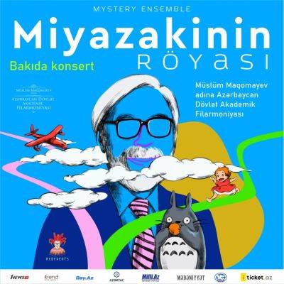 В Баку пройдет концерт современного оркестра Mystery Ensemble под названием "Сны Миядзаки" - trend.az - Азербайджан