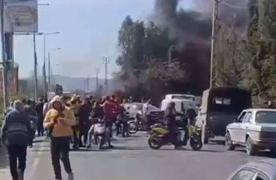 Точечный удар по машине с террористами в Ливане - видео - mignews.net - Израиль - Ливан