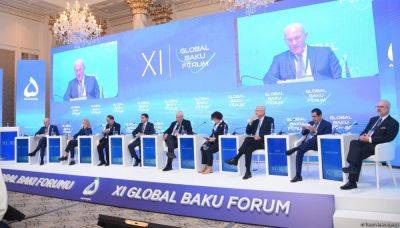 XI Глобальный Бакинский форум продолжает работу панельными заседаниями (ФОТО) - trend.az - Азербайджан - Баку