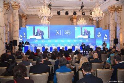 Деннис Фрэнсис - XI Глобальный Бакинский Форум продолжает второй день работы панельными заседаниями (ФОТО) - trend.az - Турция - Азербайджан - Президент - Баку