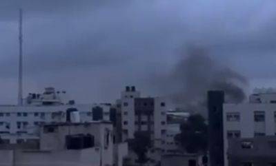 Видеозаписи из Газы показывают горящее здание "Шифа", люди бегут из больницы - mignews.net - Израиль - Газа - city Gaza - Хамас