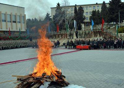 Ильхам Алиев - Гейдар Алиев - Закир Гасанов - В азербайджанской армии состоялся ряд мероприятий по случаю праздника Новруз (ФОТО/ВИДЕО) - trend.az - Азербайджан - Президент - Ханкенди