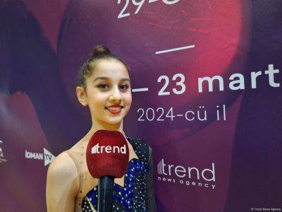 Довольна своим выступлением на соревнованиях – участница 29-го чемпионата Азербайджана по художественной гимнастике - trend.az - Азербайджан - Гянджа