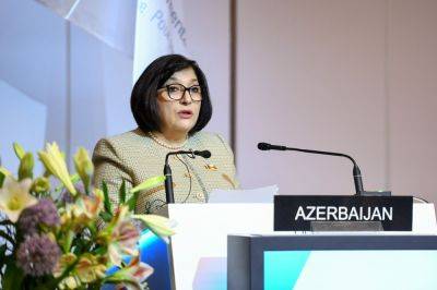 Сахиба Гафарова - Сахиба Гафарова выступила на 148-й ассамблее Межпарламентского союза (ФОТО) - trend.az - Швейцария - Женева