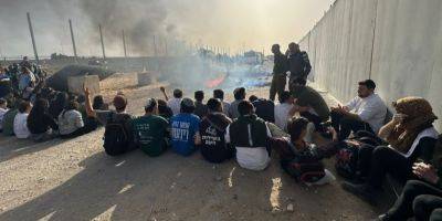 Демонстранты разожгли костры на КПП «Керем шалом» - detaly.co.il - Израиль