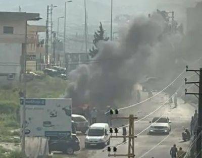 Ливан: Целенаправленная атака на автомобиль в 17 км от границы: видео - mignews.net - Израиль - Ливан
