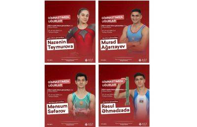 Мансум Сафаров - Расул Ахмедзаде - Мурад Агарзаев - Азербайджанские гимнасты участвуют в Кубке мира серии Challenge в городе Анталья (ФОТО) - trend.az - Турция - Азербайджан - Анталья