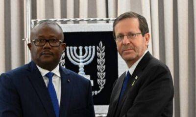 Ицхак Герцог - Израиль посетил первый с начала войны африканский лидер - mignews.net - Израиль - Гвинея Бисау - Президент