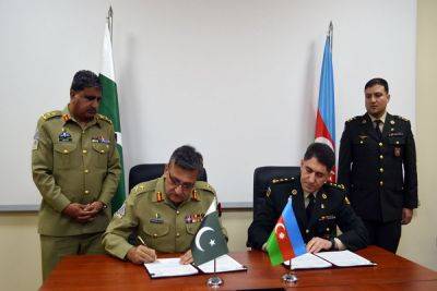 Минобороны Азербайджана и Объединенный штаб Пакистана подписали протокол - trend.az - Азербайджан - Пакистан