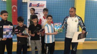 В Баку прошел турнир по настольному теннису среди школьников (ФОТО) - trend.az