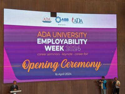 В Университете ADA стартовала "Неделя карьерной готовности" (ФОТО) - trend.az - Азербайджан - county Ada - Ada